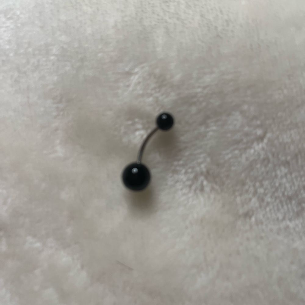 Black Belly Ring NEW
